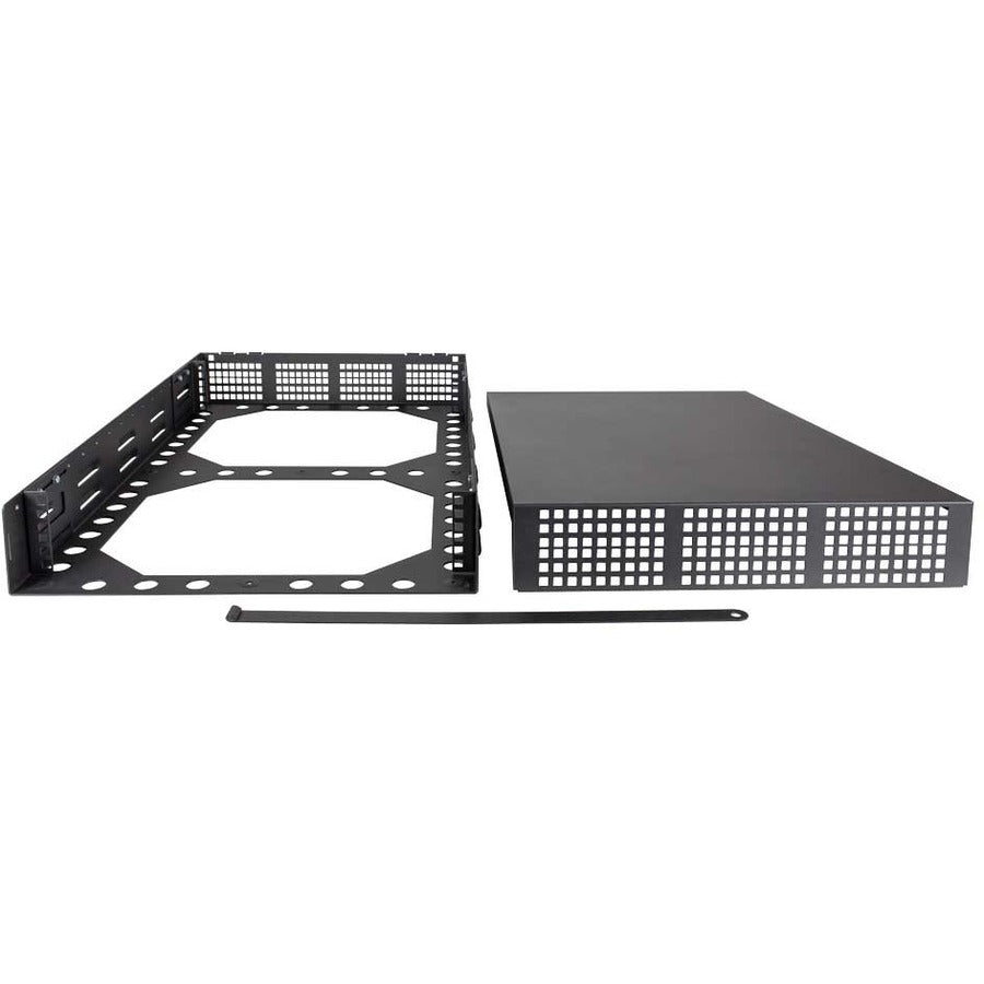 2U Secure Wall Mount Rack - Lockable Steel Cabinet | Innovation First 2URACK-116