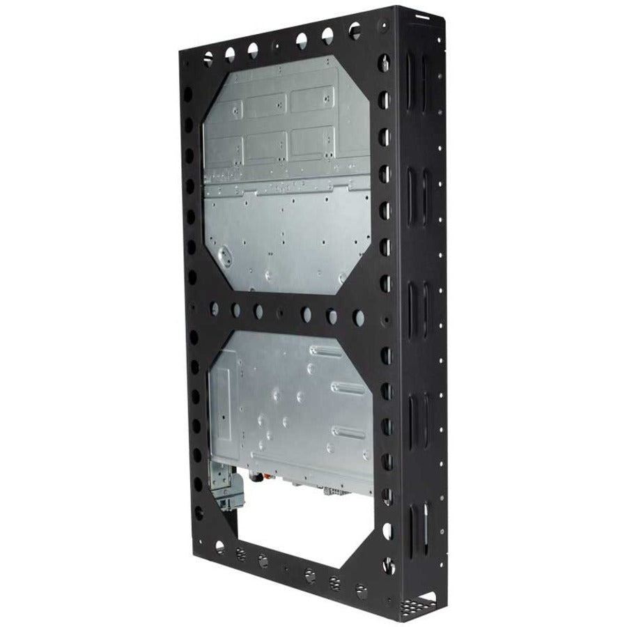 2U Secure Wall Mount Rack - Lockable Steel Cabinet | Innovation First 2URACK-116