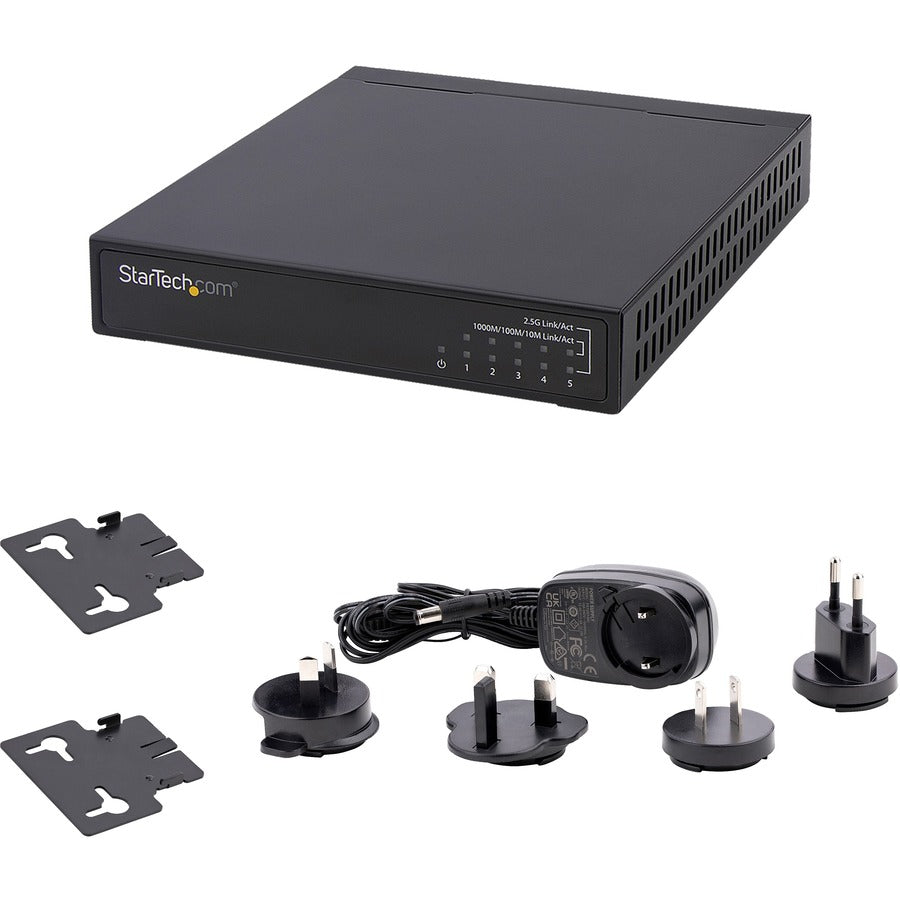 2.5G Ethernet Switch - 5 Port Unmanaged Network Switch | StarTech.com DS52000