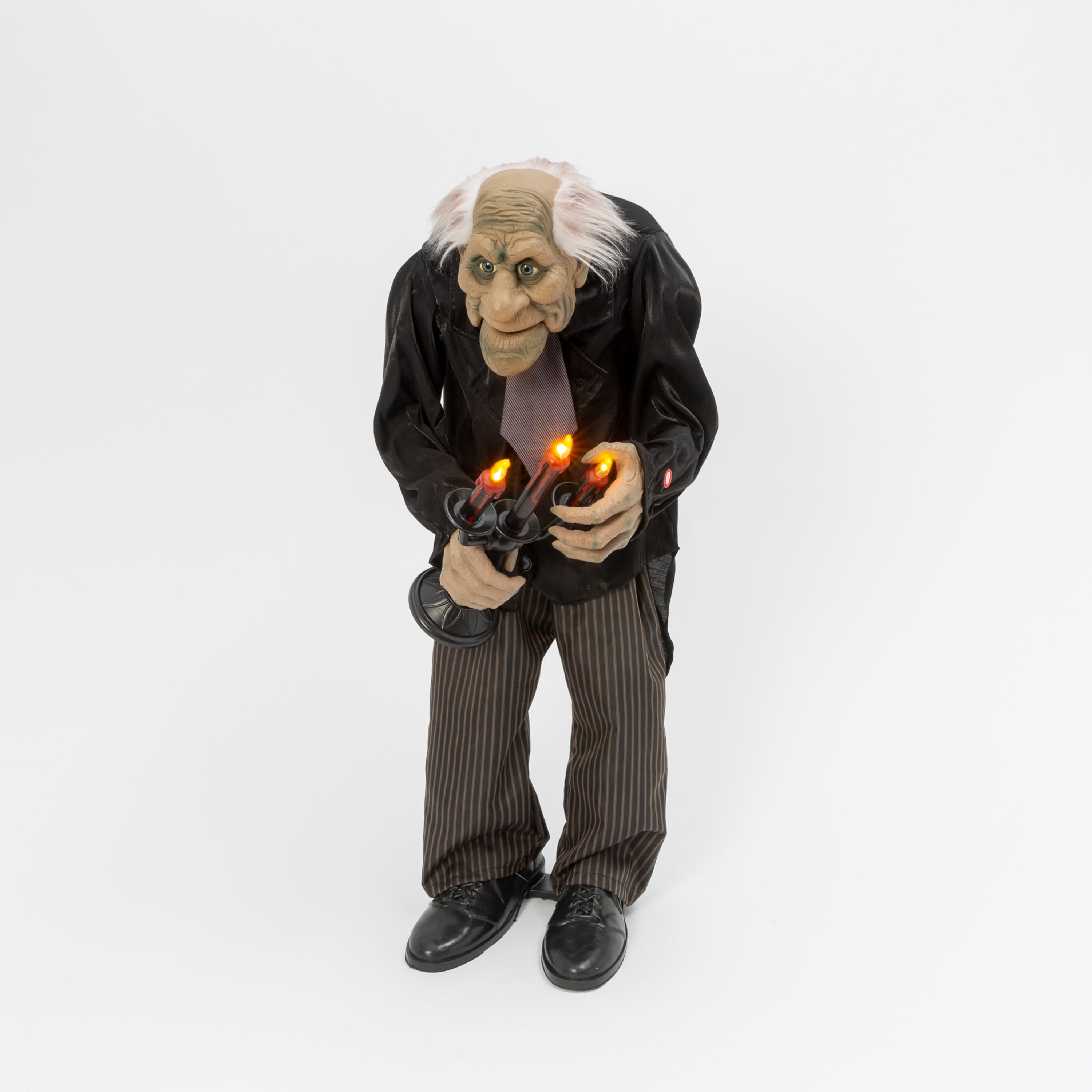 3 Foot Lighted Animated Scary Butler with Sound.