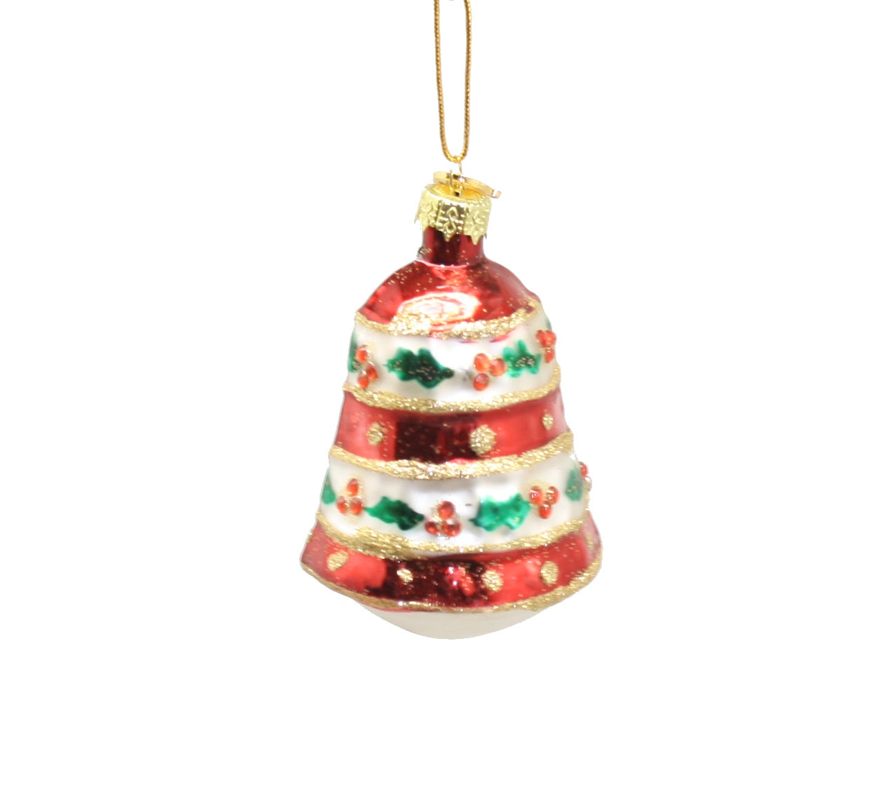3 Inch Boxed Glass Ornament - Bell