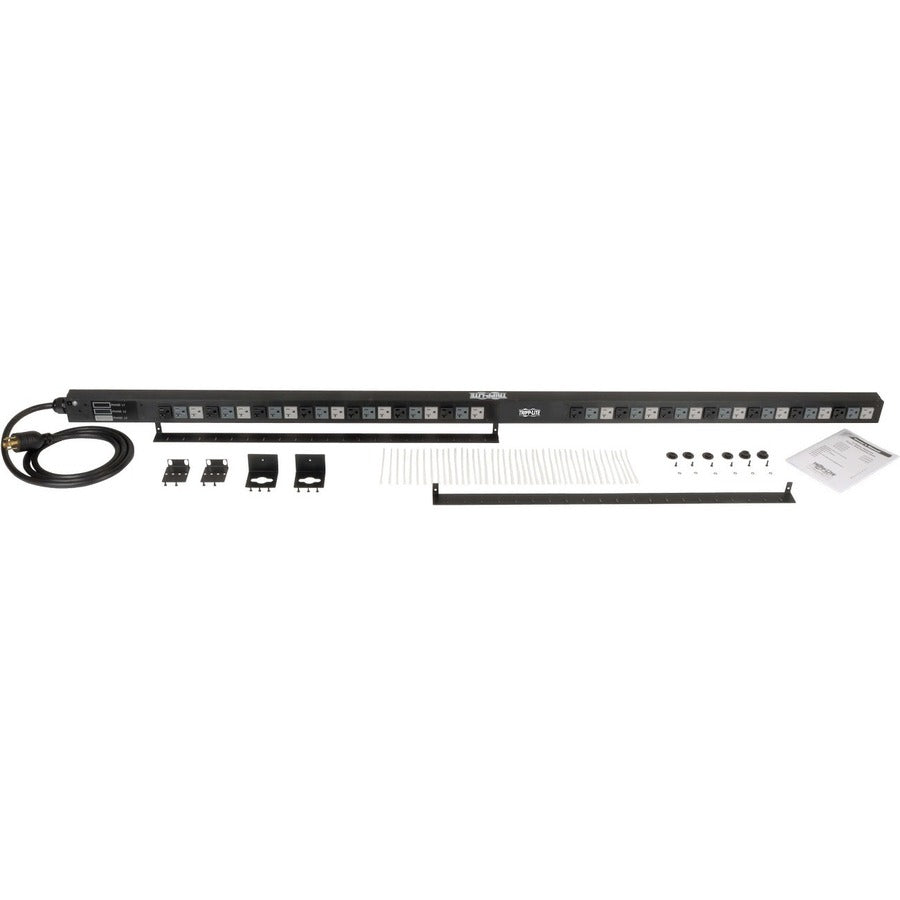3-Phase PDU 5.7kW - 42 NEMA 120V Outlets Vertical Rackmount | Tripp Lite PDU3V6L2120LV