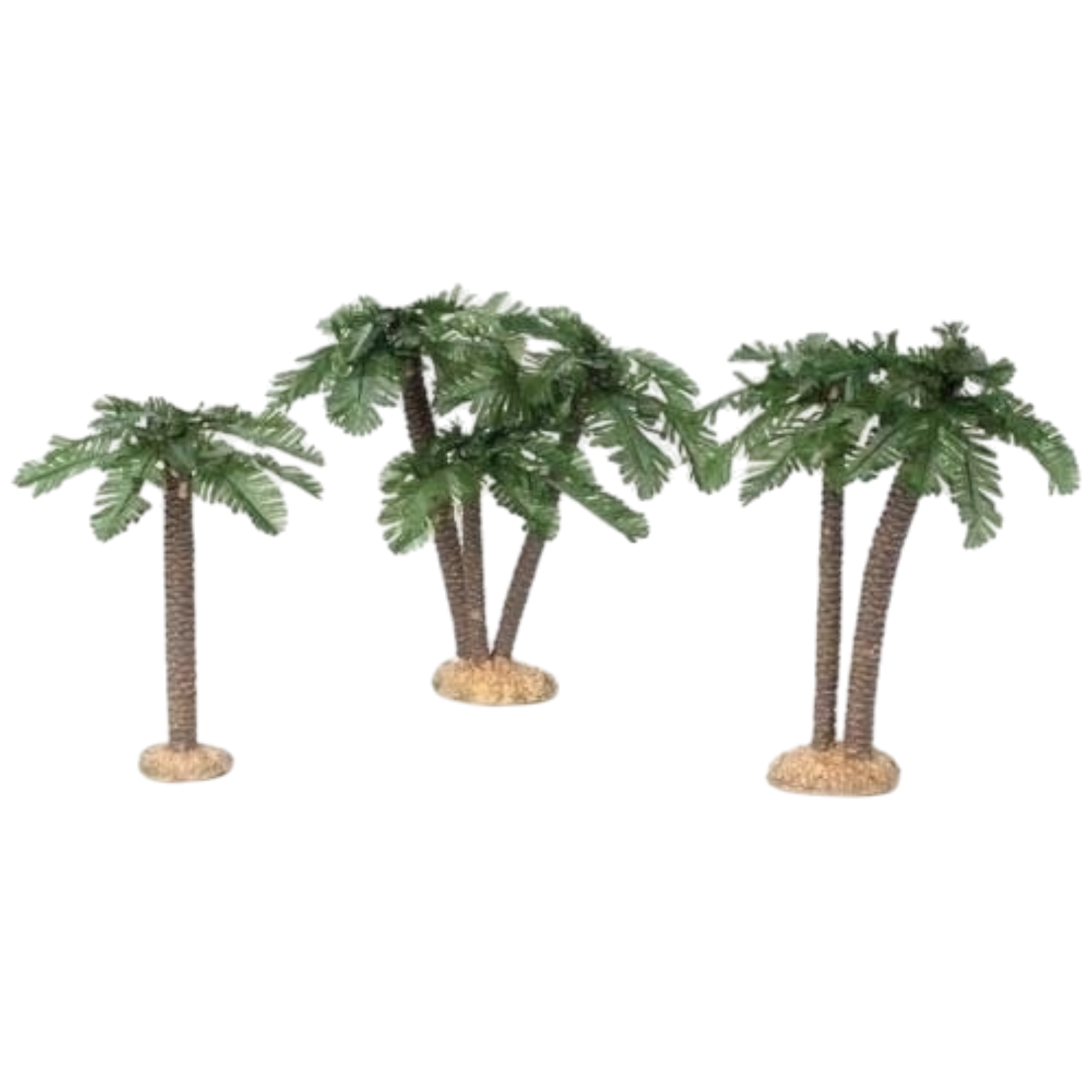 3 Piece Palm Tree Set for Nativity Scenes - 5 Inch Scale