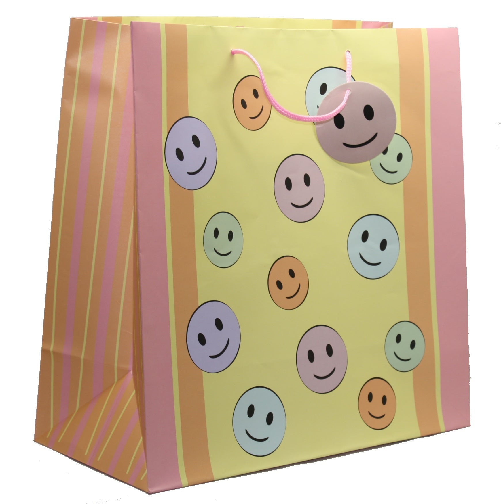 3 Piece Value Smiley Face Gift Bag Set
