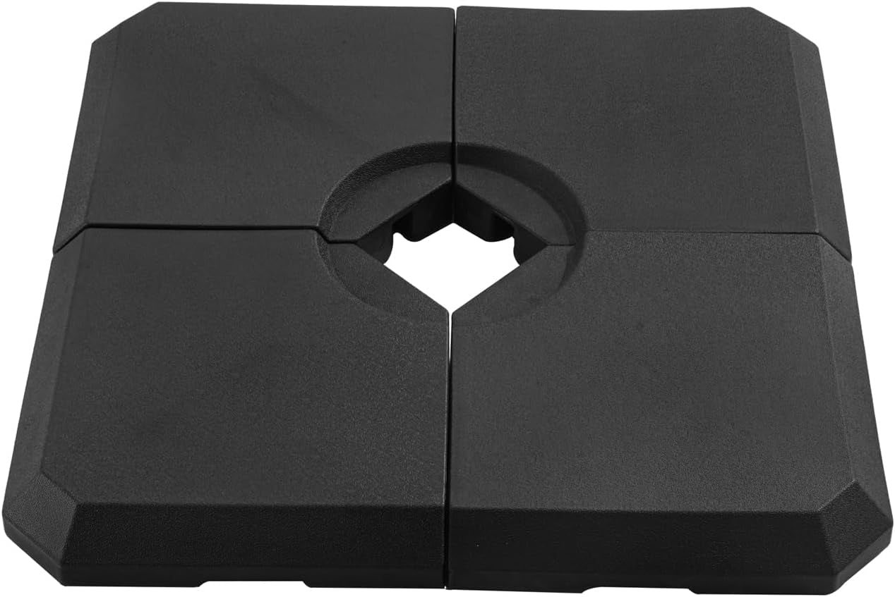 317 Lb Black Heavy Duty Offset Umbrella Base Weights