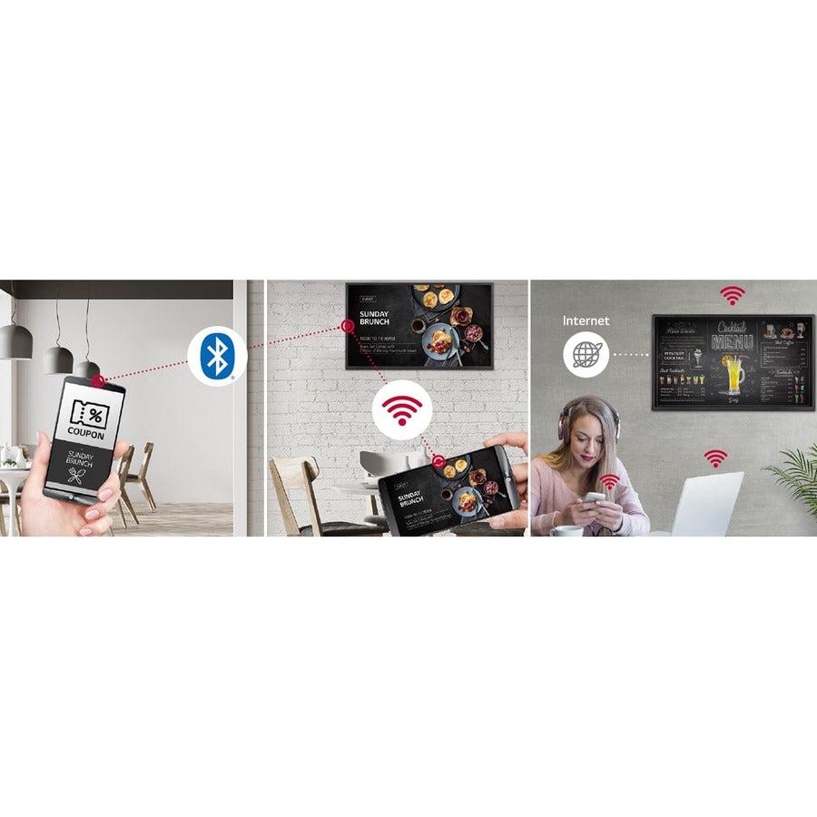 32" Full HD Standard Signage - webOS Smart Digital Display | TecISoft 32SM5J-B