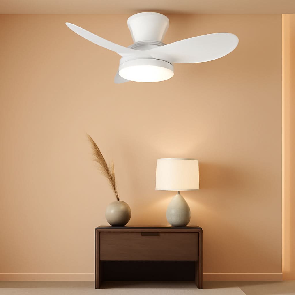 32 Inch Ceiling Fan LED Light Energy Efficient Design