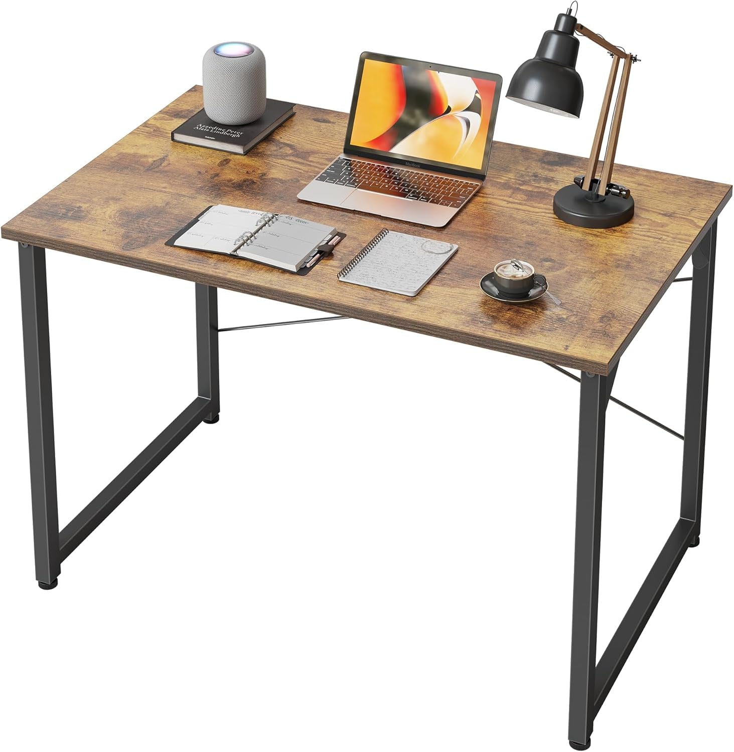 32 Inch Computer Desk Rustic Brown For Small Spaces