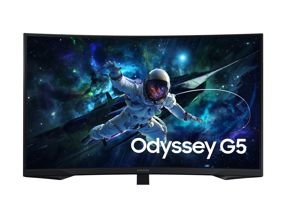 32 Inch Curved Gaming Monitor QHD - Samsung Odyssey G55C 165Hz | Tecisoft S32CG552EN
