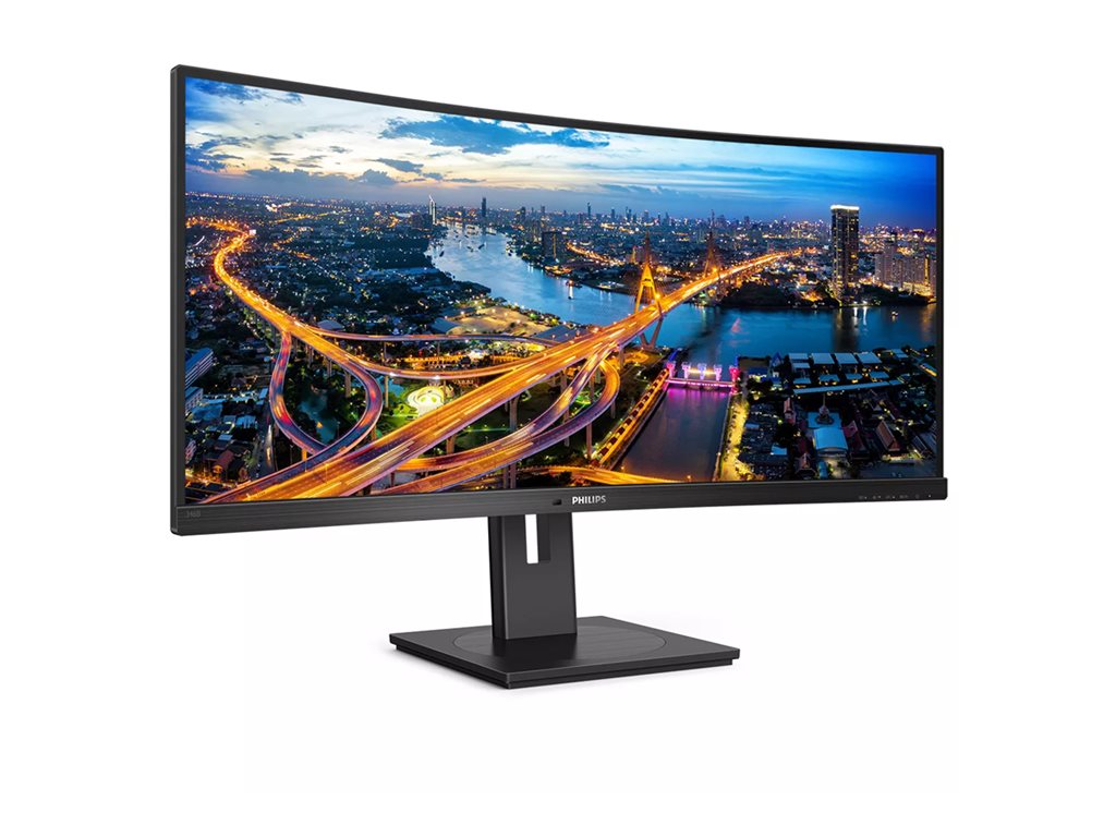 34 Inch Curved Monitor - Ultrawide QHD Display with USB-C | PHILIPS 346B1C/17