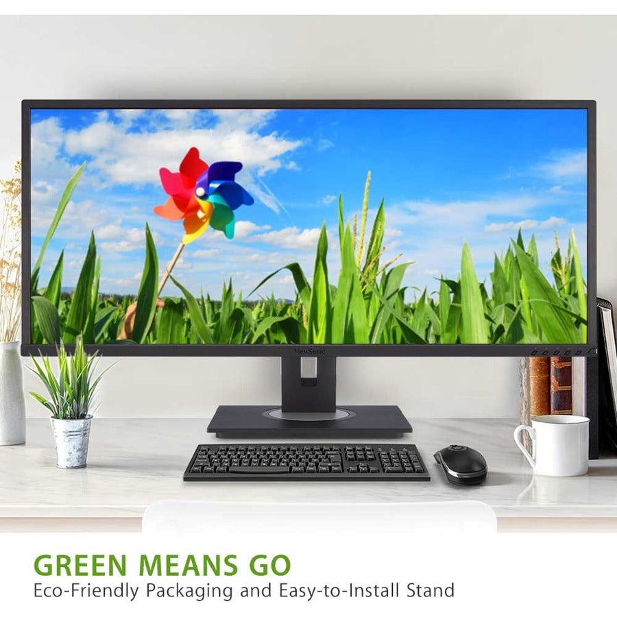 34 Inch Ultrawide Monitor - USB-C Docking Display (90W) | ViewSonic VG3456