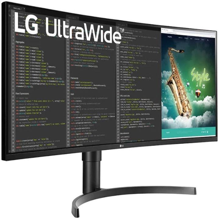 35 Inch Curved Monitor QHD - LG UltraWide VA HDR10 Gaming Display | TecISoft 35BN75C-B