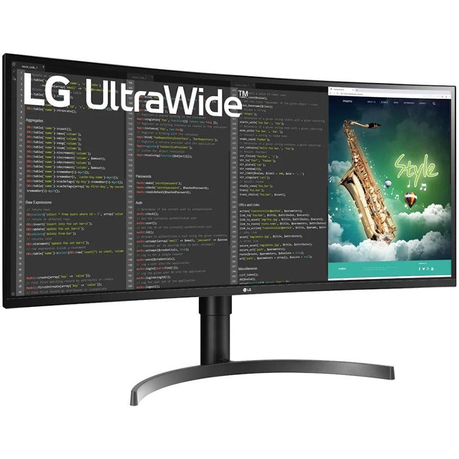 35 Inch Curved Monitor QHD - LG UltraWide VA HDR10 Gaming Display | TecISoft 35BN75C-B
