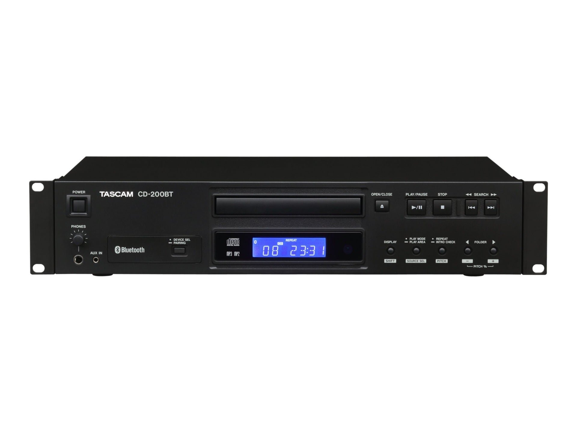 TASCAM CD-200BT Professional CD Player with Bluetooth