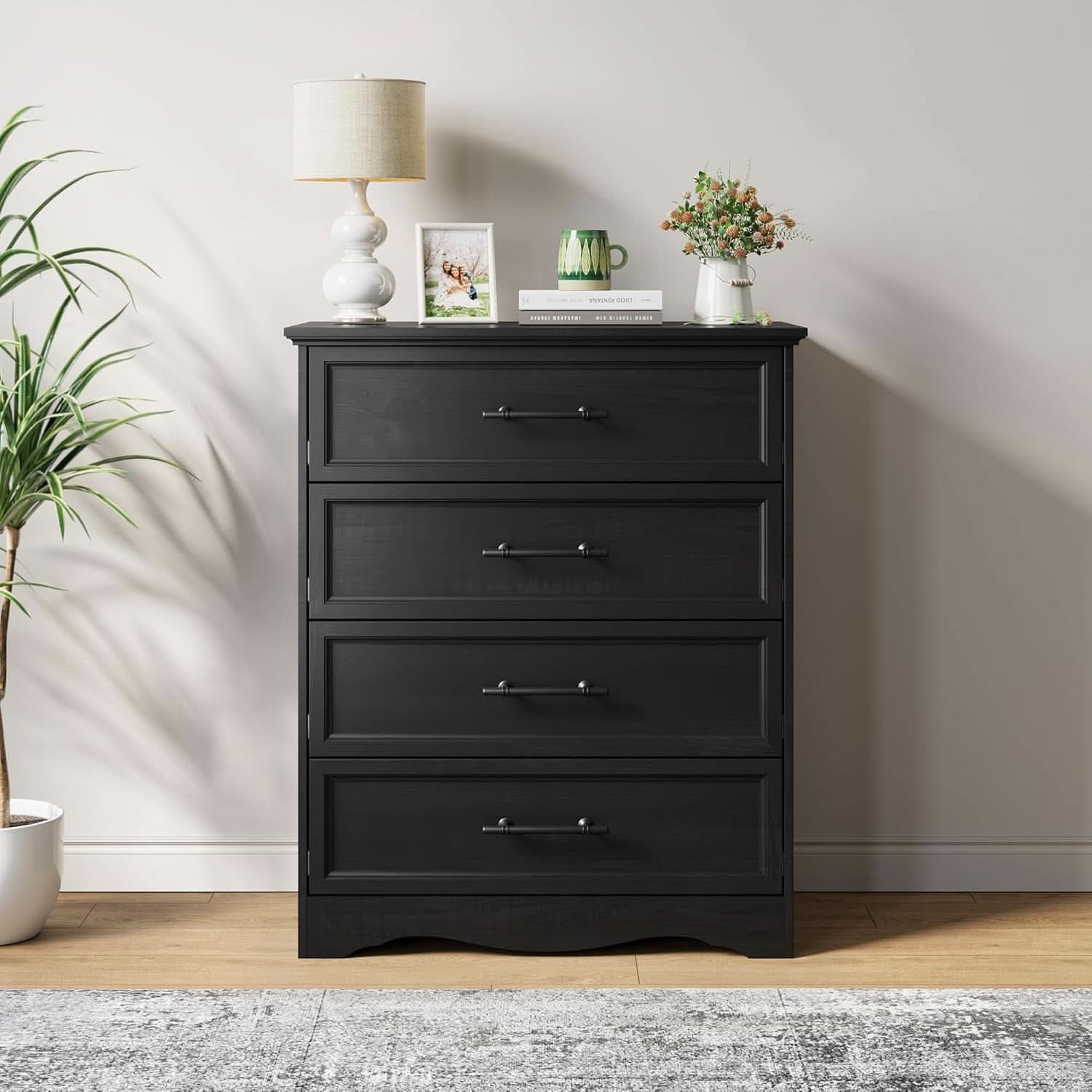 36 Inch Dresser With USB Charging Station Modern Farmhouse