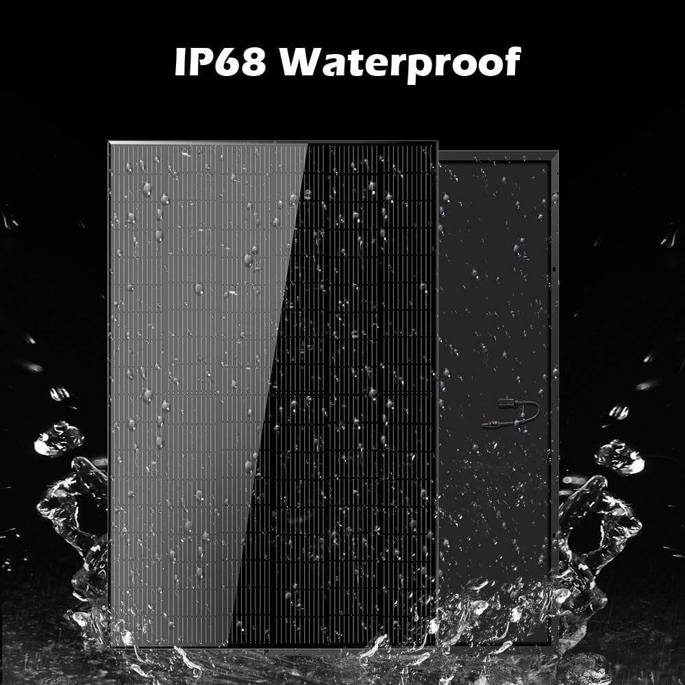 370W/ 415W/ 440W/ 500W Mono Black PERC Solar Panel UL 61730 CEC Listed