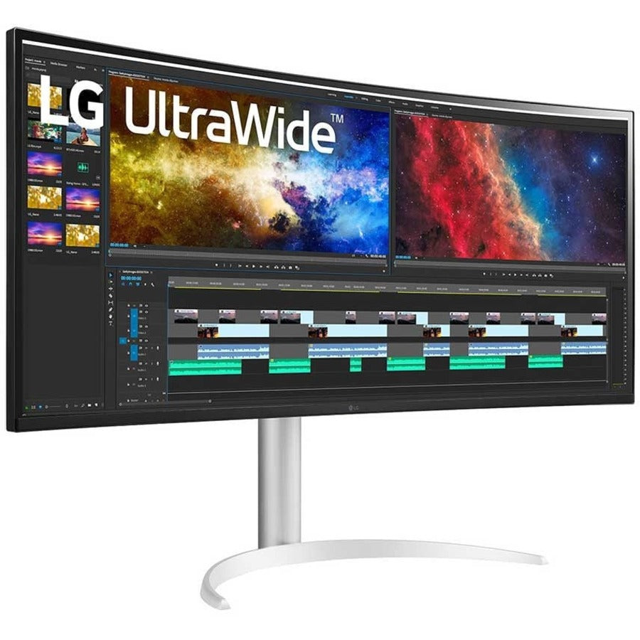 38 Inch Monitor Curved - LG UltraWide IPS QHD+ Display | Tecisoft 38BP85C-W