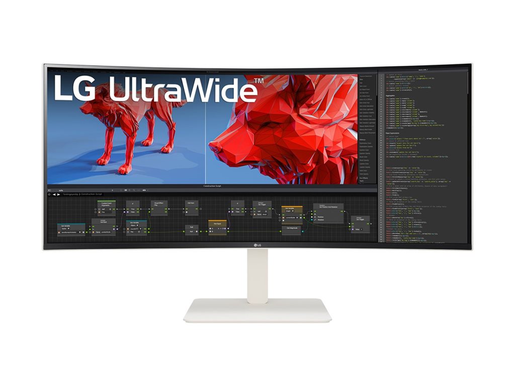 38 Inch Monitor Curved - UltraWide QHD+ Gaming Display | LG Electronics 38BR85QC-W