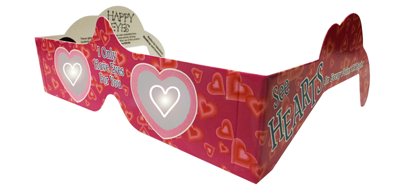 3D Glasses - Hearts