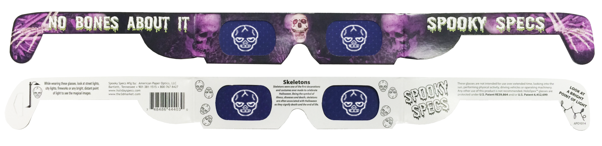 3D Glasses - Make No Bones Skeleton