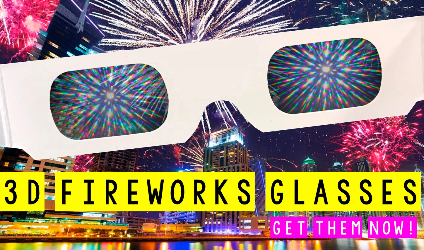 3D Glasses - Rainbow Prismatic