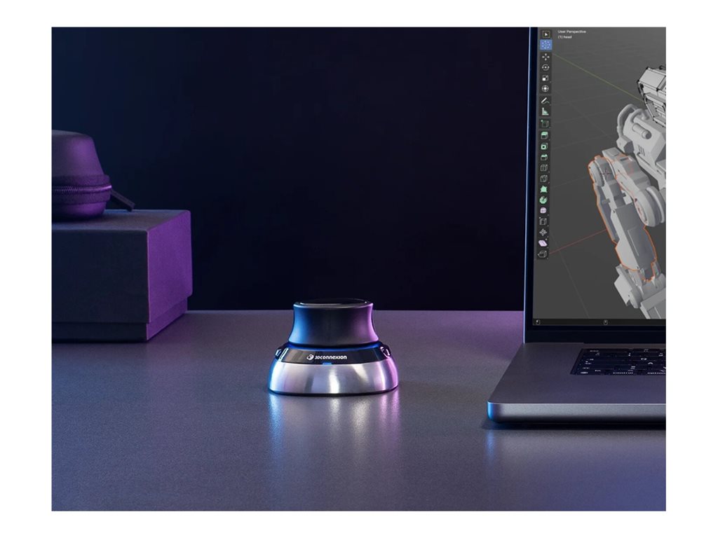 3Dconnexion SpaceMouse Wireless - 3D mouse - 2 buttons - wireless - Bluetooth, 2.4 GHz