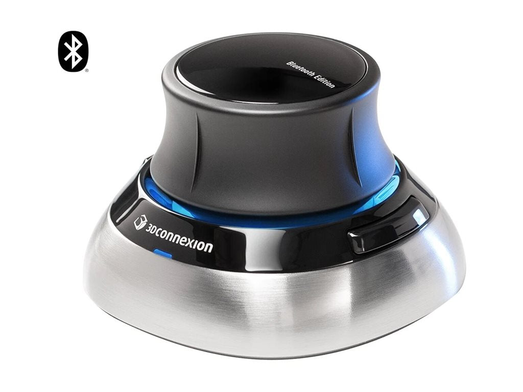 3Dconnexion SpaceMouse Wireless - 3D mouse - 2 buttons - wireless - Bluetooth, 2.4 GHz