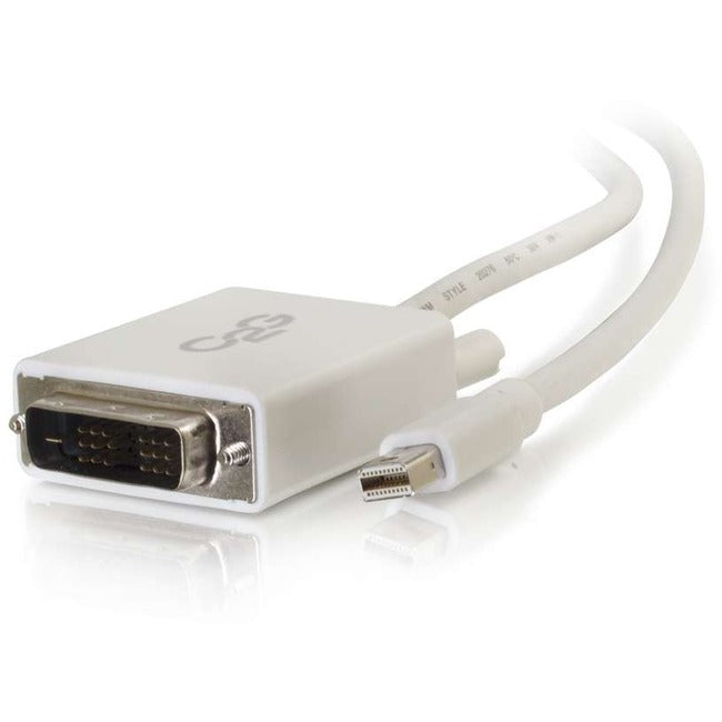 3Ft C2G Mini Displayport M To Dvi M Wht
