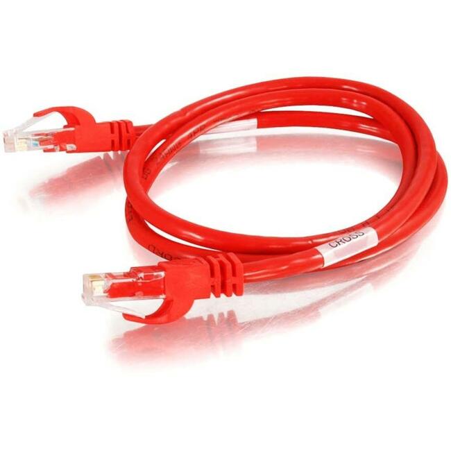 3Ft Cat6 Snagless Unshielded (Utp) Network Crossover Patch Cable - Red