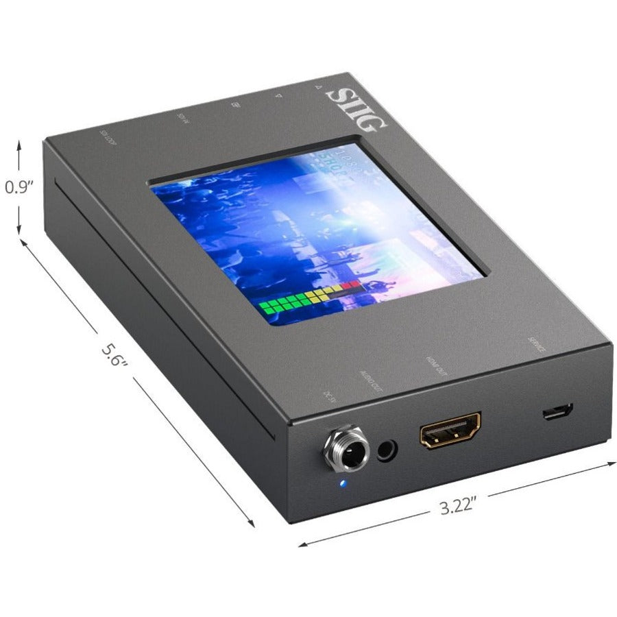 3G-SDI to HDMI Converter - Professional Video Audio Converter with Scaler | Tecisoft CE-SD0J11-S1