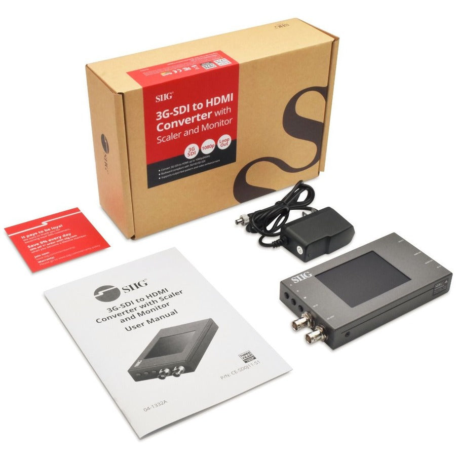 3G-SDI to HDMI Converter - Professional Video Audio Converter with Scaler | Tecisoft CE-SD0J11-S1