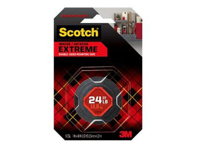 3M 414H Scotch-Mount Extreme Double-Sided Mounting Tape, 5/Pack