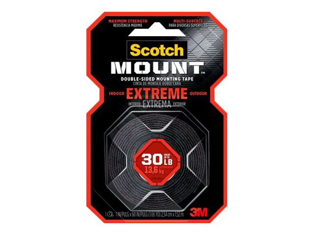 3M 414H Scotch-Mount Extreme Double-Sided Mounting Tape, 5/Pack