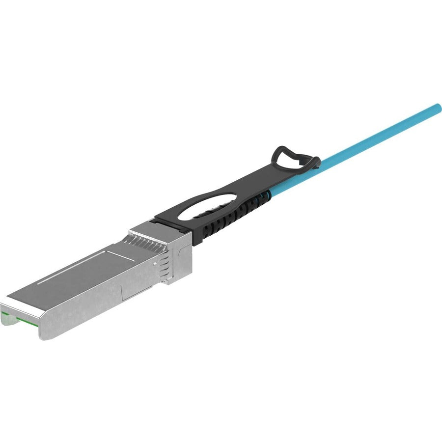 Panduit Active Optical Cable Assembly, SFP+ to SFP+, 10G, OM3, Aqua, 3 Meters AX23NSPSPAQM003