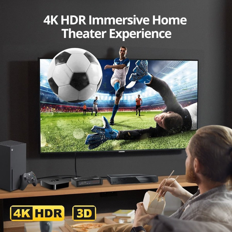 3X1 4K Hdmi 2.0 Switch With Ir & Voice App Control