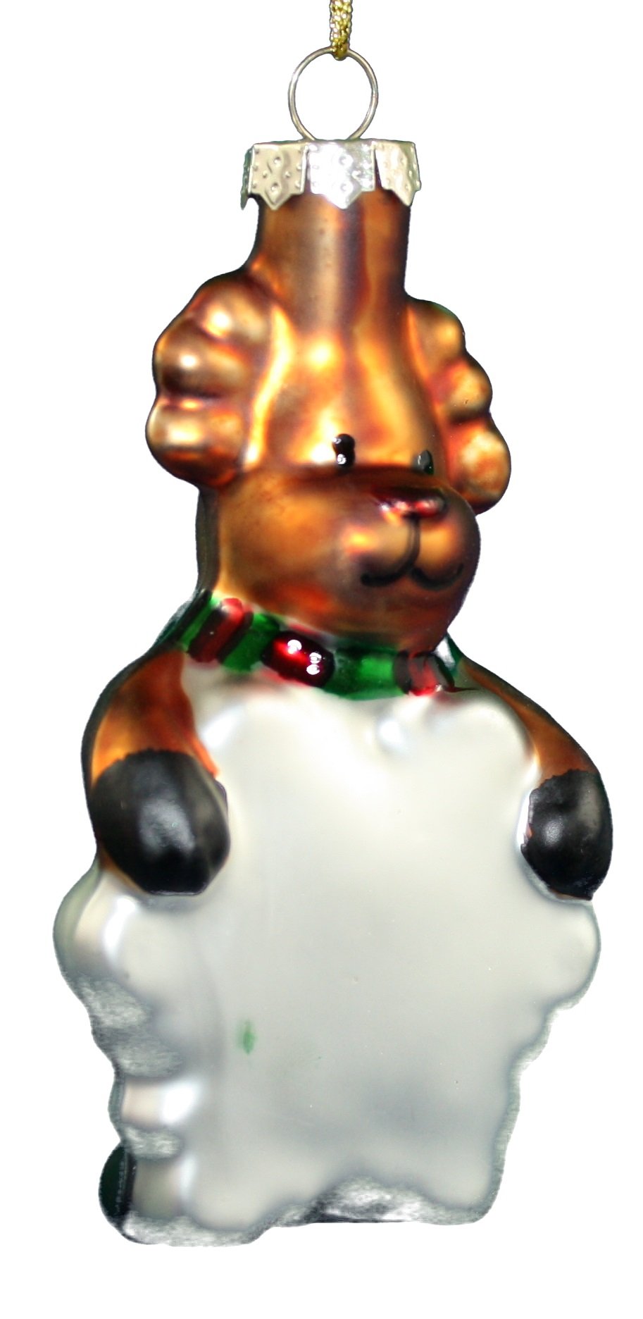 4 Inch Glass Ornaments To Personalize - Moose