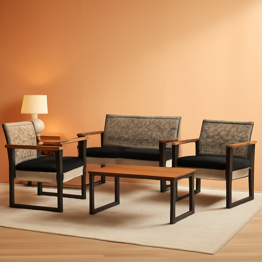 4 Piece Outdoor Conversation Set Weather Resistant