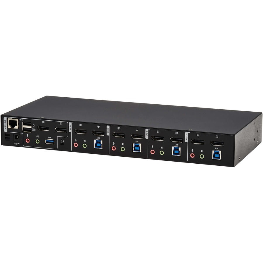 4-Port DisplayPort Dual-Display KVM Switch - 4K 60 Hz, USB 3.2 Gen 1 B006-DP2UA4