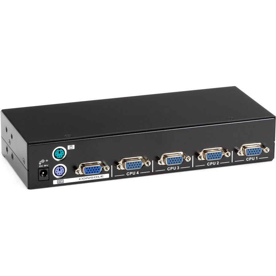 4-Port KVM Switch PS/2 - Server Console Management VGA | Black Box ServSwitch KV9004A