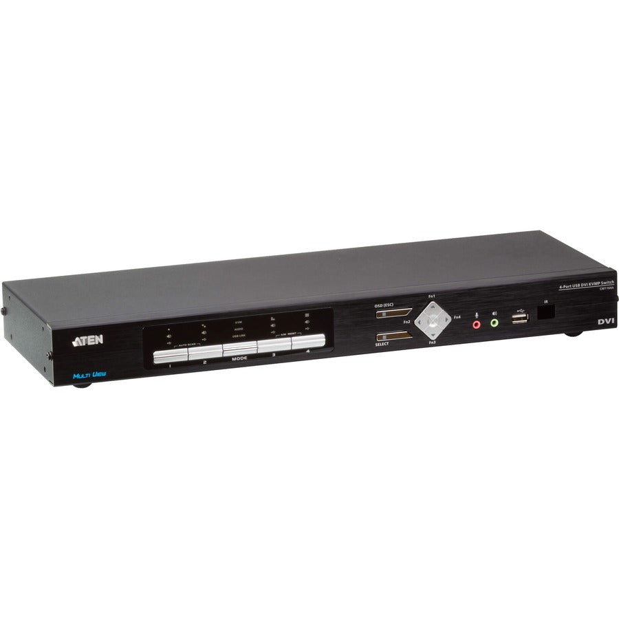 4-Port USB DVI Multi-View KVMP Switch - Quad View Real-time Monitoring | ATEN CM1164A