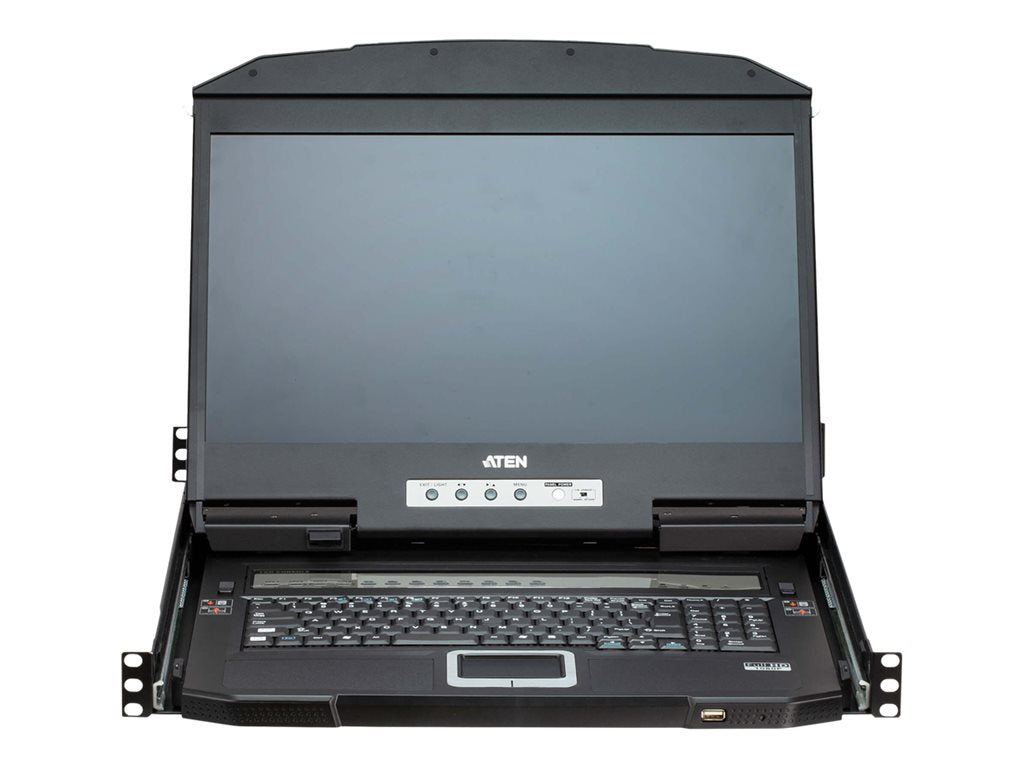 4-Port USB HDMI Multi-View Dual Rail WideScreen LCD KVM Switch CL3884NW