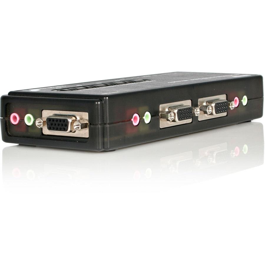 4 Port USB KVM Switch with Cables - Professional Computer Control Solution | StarTech.com SV411KUSB