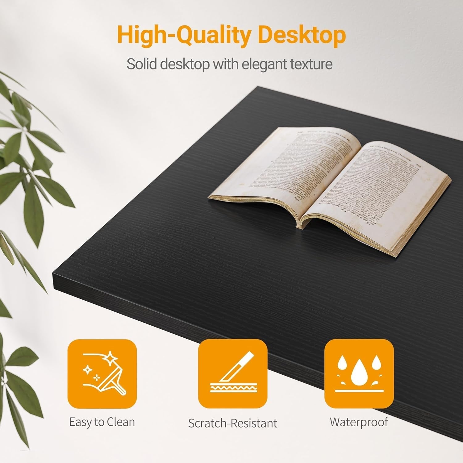 40 Inch L Shaped Desk With Reversible Storage Shelves Black