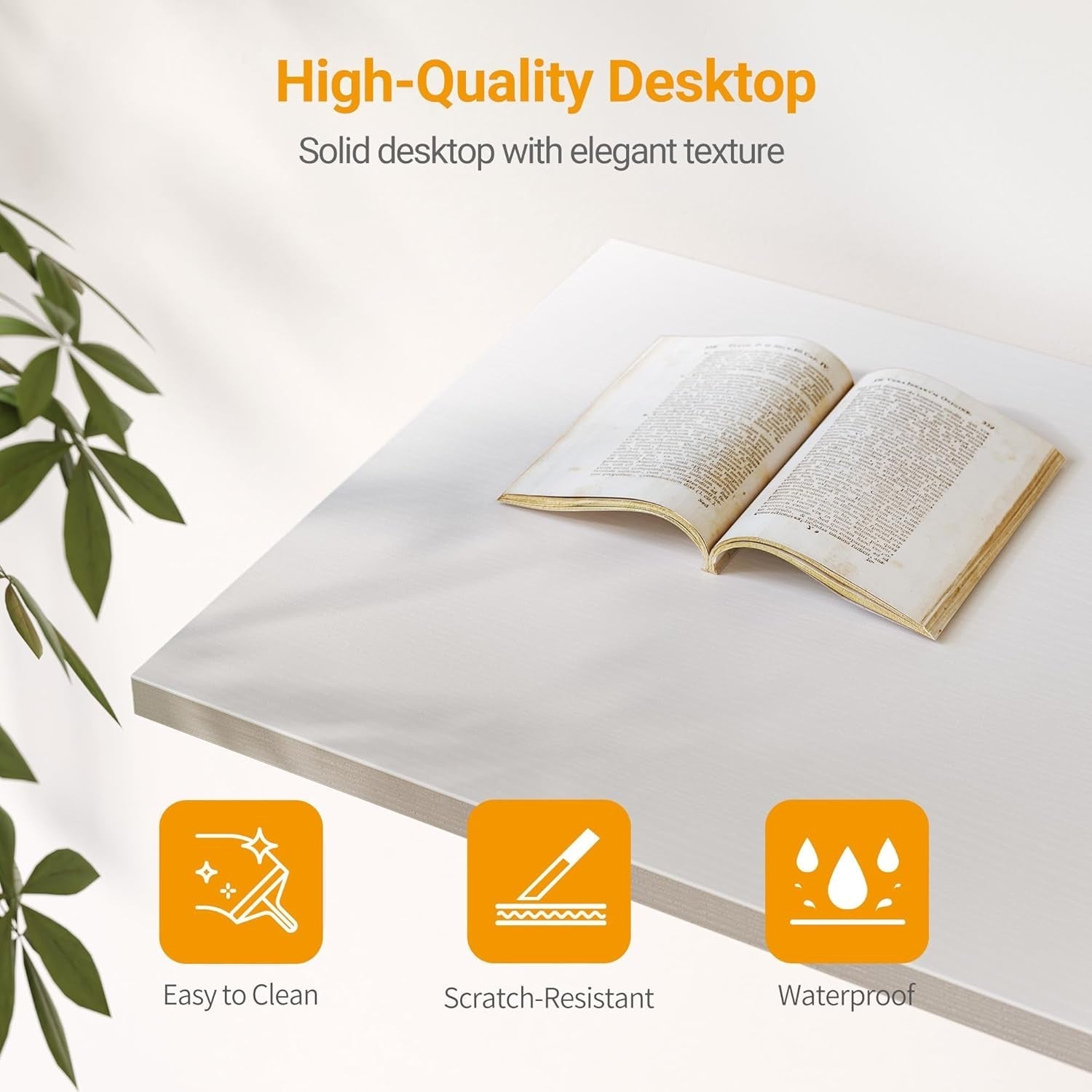 40 Inch L Shaped Desk With Reversible Storage Shelves White