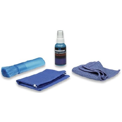 MANHATTAN LCD MINI CLEANING KIT,  ALCOHOL-FREE, INCLUDES CLEANING SOLUTION, BRUS