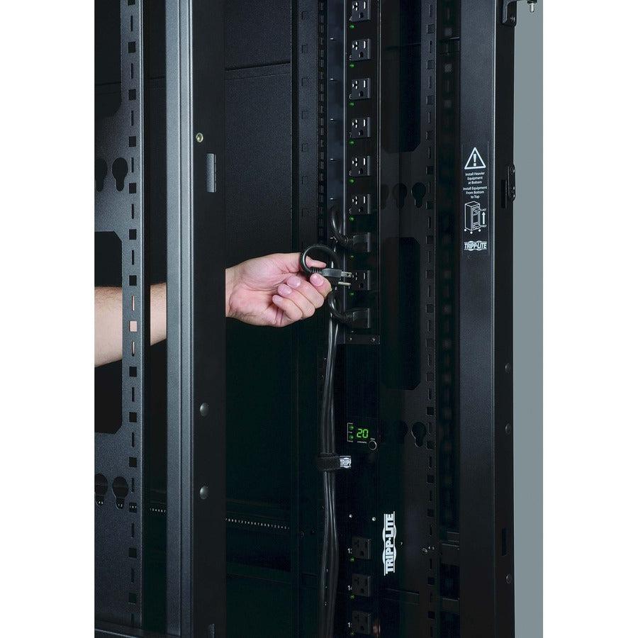 42U Server Rack - Data Center Rack Enclosure with Locking Doors | Tripp Lite SR42UB