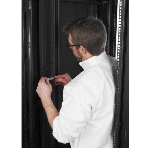 42U Server Rack Enclosure - Data Center Cabinet with Cable Management | APC AR2580
