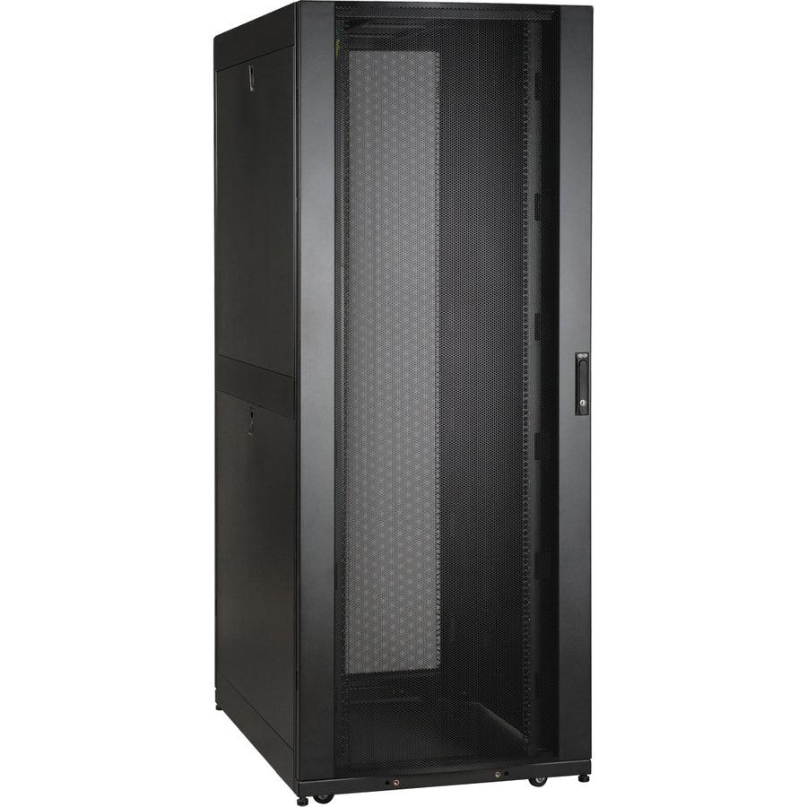 42U Server Rack Enclosure - Data Center SmartRack Cabinet | TecISoft SR42UBWDSP1