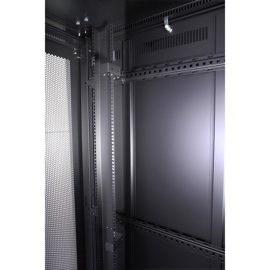 42U Server Rack with Split Rear Door and Mesh Front - Black Box Select Plus Cabinet RM2545A