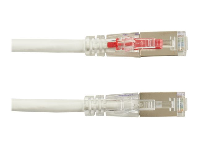 BLACK BOX GIGATRUE 3 PREMIUM CAT6A SHIELDED PATCH CABLES FEATURE LOCKABLE CONNEC